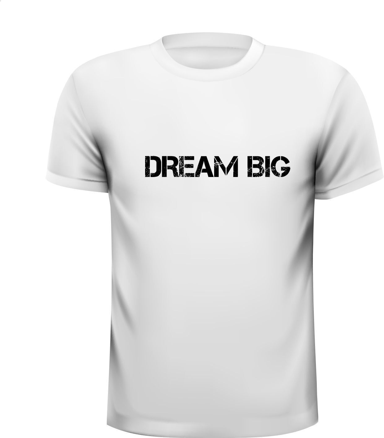 Dream Big T-shirt vintage look droom groot dromen