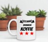 foto 3 echte mannen drinken koffie koffiemok