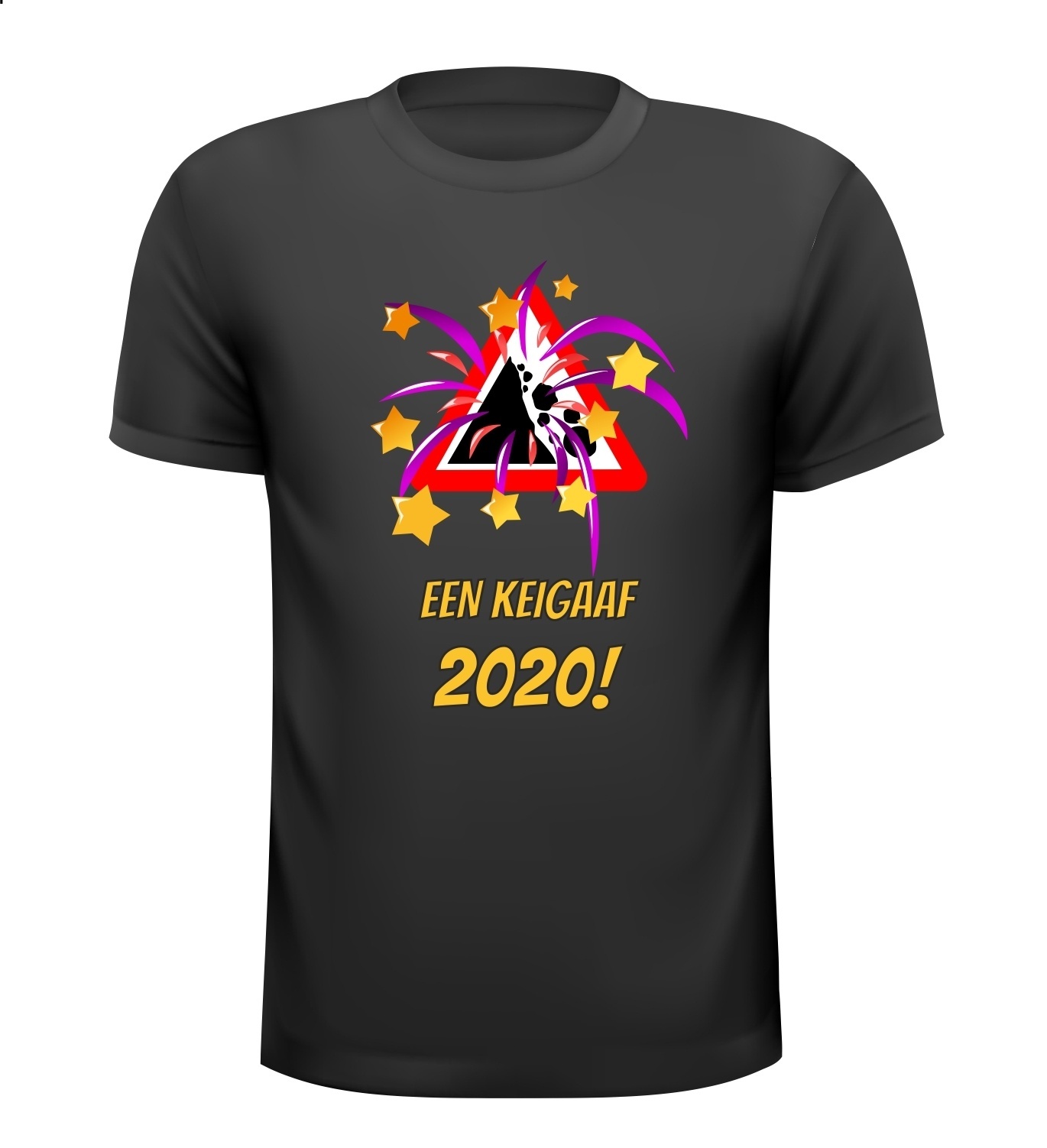 Een keigaaf 2020 oud en nieuw T-shirt uiteinde