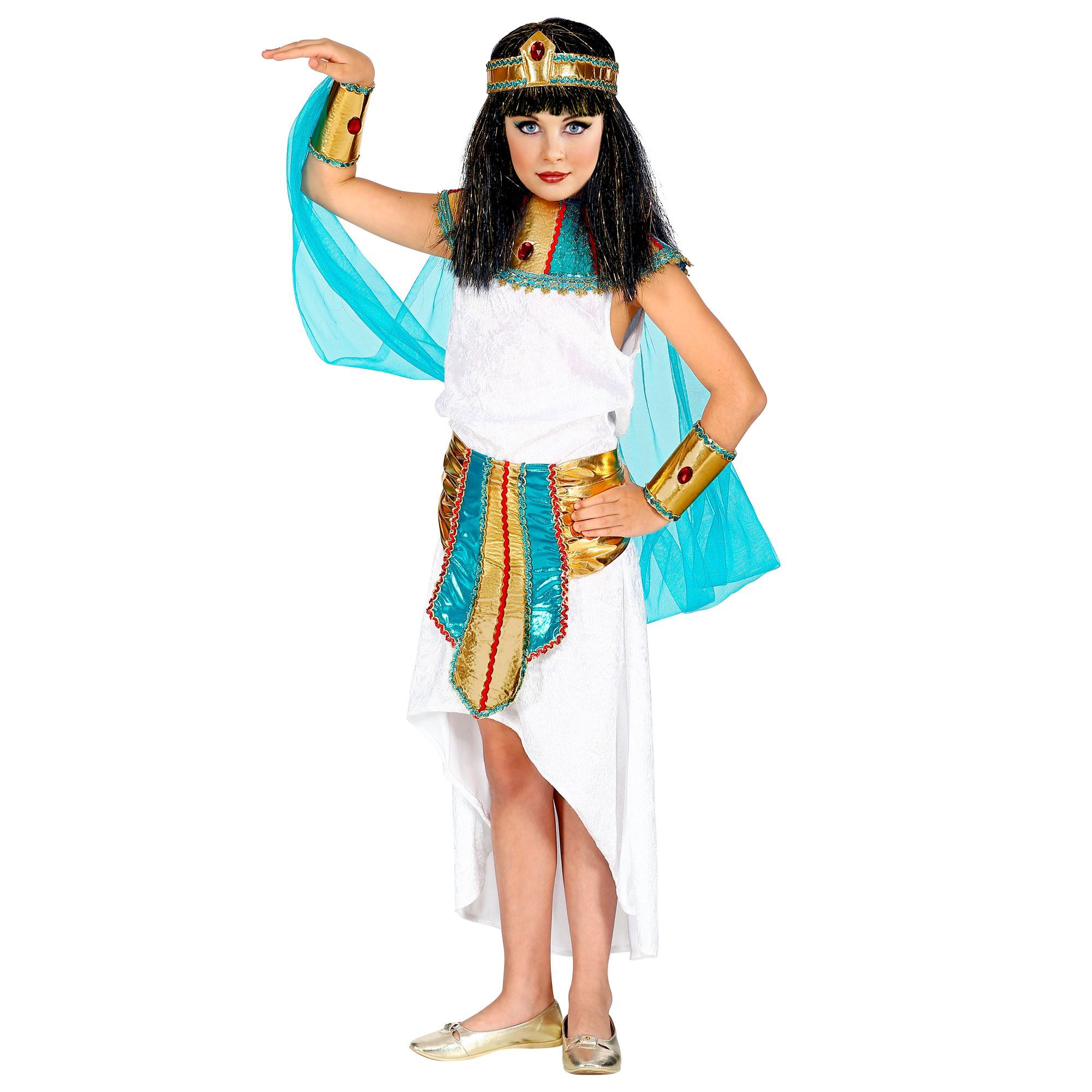 Egyptisch koningin van de nijl farao meisjes kostuum carnavalskleding