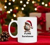foto 2 fijne kerstmus koffiemok grappig huismus kerstmuts