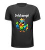 foto 1 Geluksvogel shirt met kleurrijke vogel en klavertje 4 lucky t-shirt