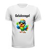 foto 13 Geluksvogel shirt met kleurrijke vogel en klavertje 4 lucky t-shirt