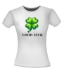 foto 4 good luck T-shirt klavertje vier