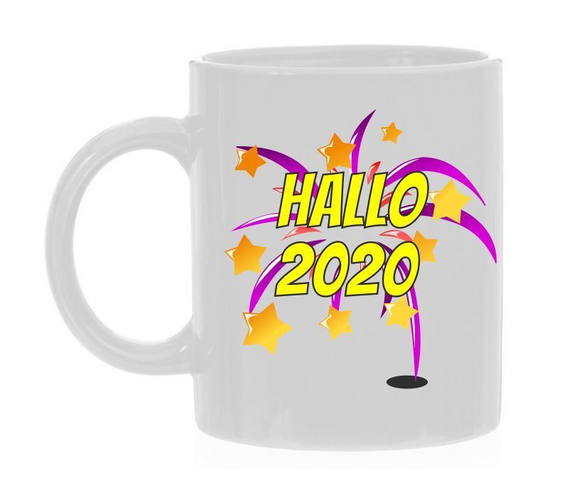 hallo 2020 koffiemok nieuwjaar cadeau kerstcadeau