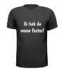 foto 1 ik heb de wouw factor T-shirt tekst grappig