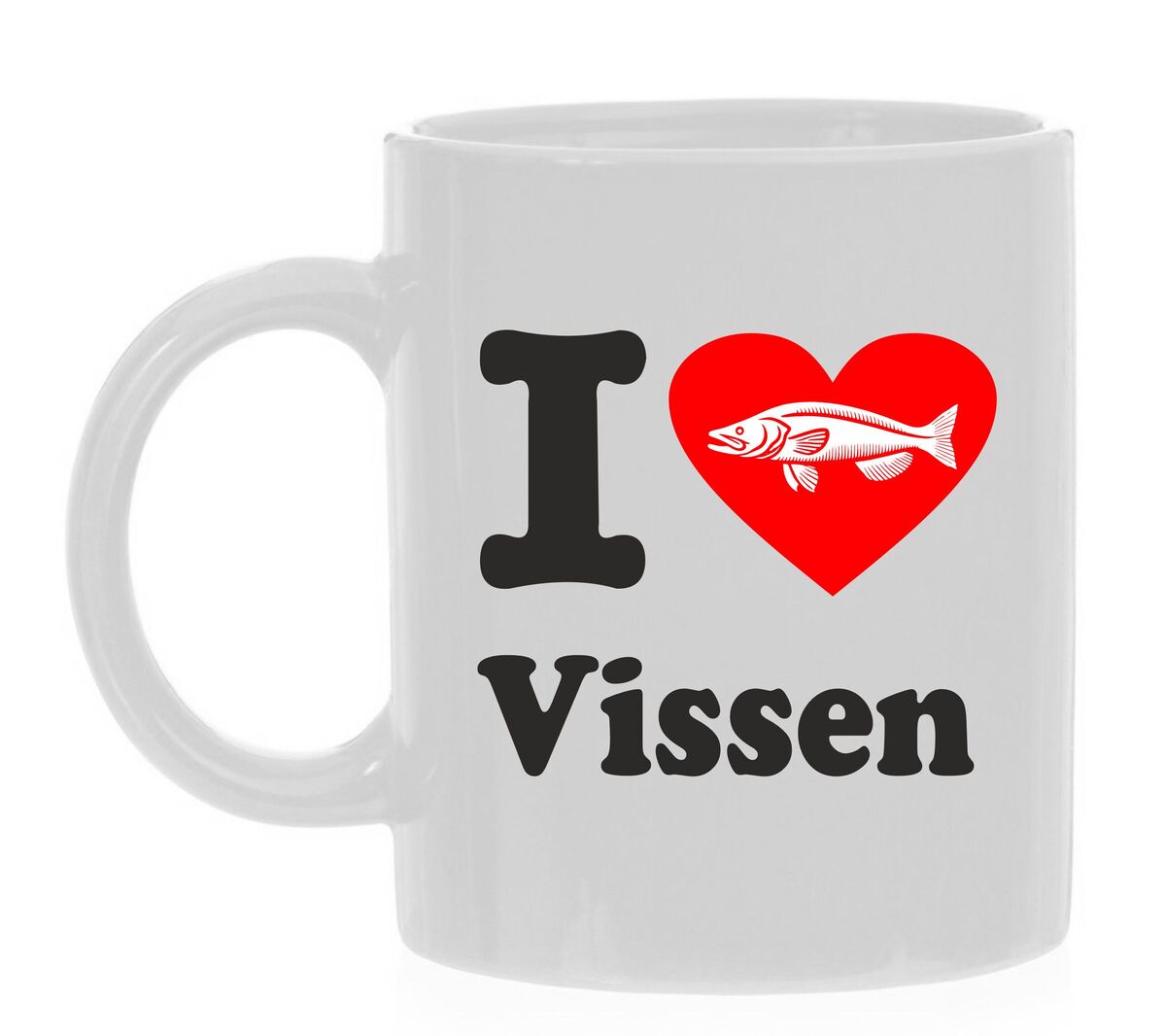 Ik hou van vissen koffiemok i love vissen