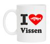 Ik hou van vissen koffiemok i love vissen