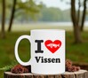foto 4 Ik hou van vissen koffiemok i love vissen