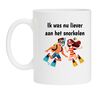 ik was nu liever aan het snorkelen koffiemok gek leuk humor