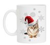 kerst poes kat koffiemok kerst thema