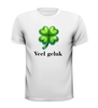 foto 3 klavertje vier T-shirt veel geluk