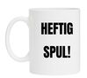 foto 1 Koffiemok met de tekst heftig spul! leuk cadeau grappig
