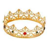 Opblaasbare kroon King goud - party carnaval koning prins prinses