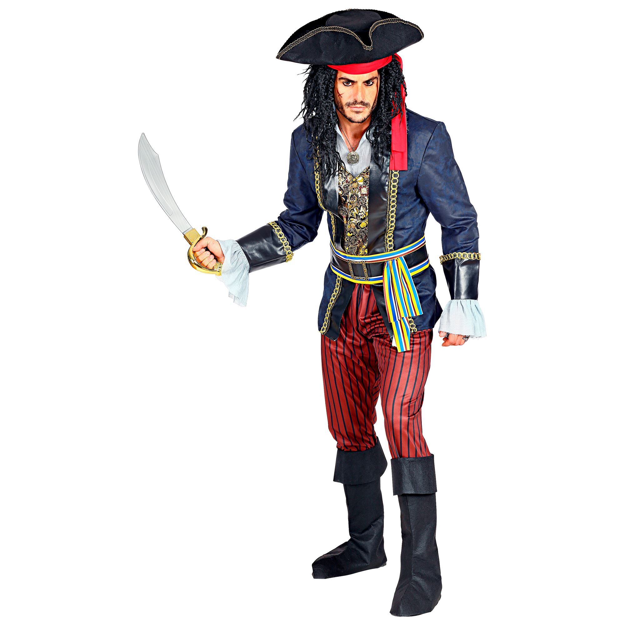 Piraat verover de schat van de grote oceaan kostuum heren 
