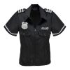 foto 3 Politie agente uniform shirt voor meer blauw op straat