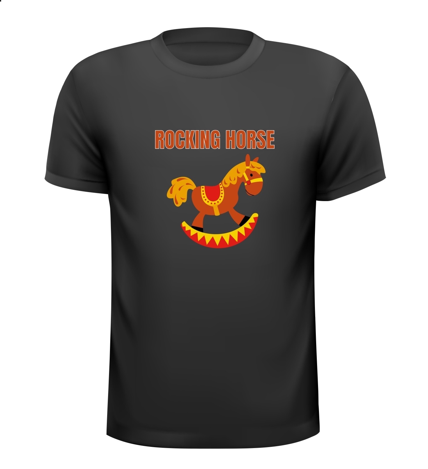 Rocking horse T-shirt grappig hobbelpaard 