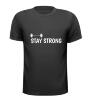 foto 1 Stay strong gewichtheffen T-shirt blijf sterk