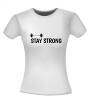 foto 3 Stay strong gewichtheffen T-shirt blijf sterk