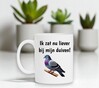 foto 3 Duivenmelker koffiemok duivenboer grappig leuk cadeau duif