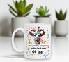foto 4 Feestelijke thee of koffie mok cadeau voor een leeftijd 44 jaar verjaardag