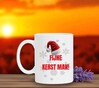 foto 2 Fijne kerst man koffiemok kerstman grappig wens vrolijk
