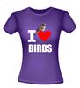 foto 4 i love birds t-shirt houden van vogels liefde voor vogels cartoon grappig