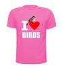 foto 7 i love birds t-shirt houden van vogels liefde voor vogels cartoon grappig