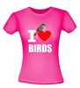 foto 8 i love birds t-shirt houden van vogels liefde voor vogels cartoon grappig