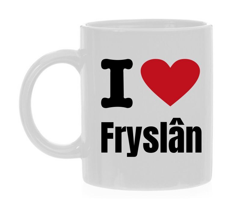 I love Fryslan koffiemok houden van Friesland Fries