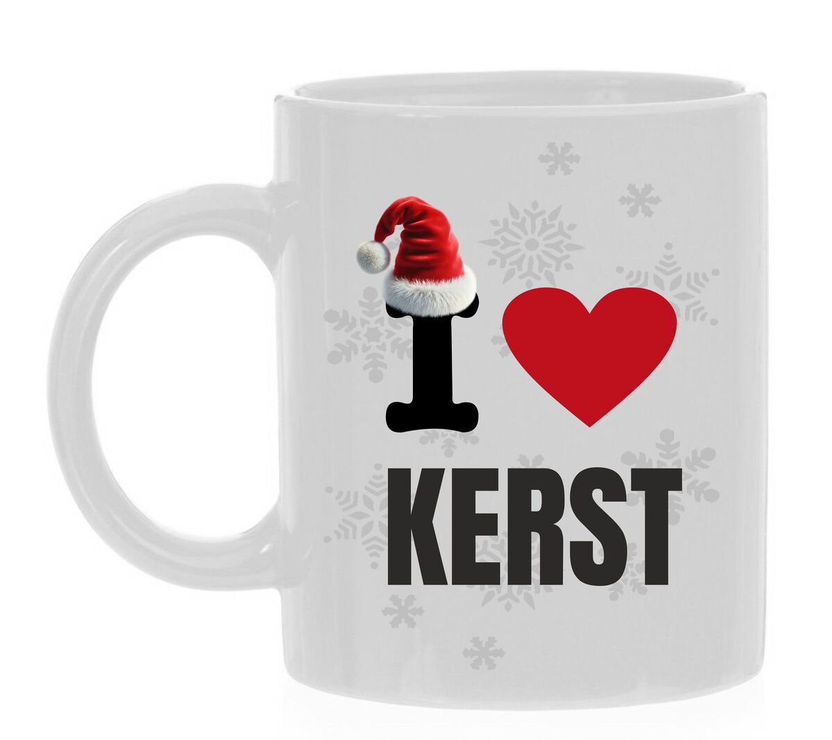 i love kerst koffiemok ik hou van kerst