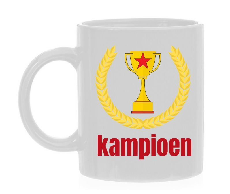 kampioen beker mok koffiemok