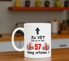 foto 4 Koffiemok 57-jarige verjaardag kado grappig vet goed uitzien