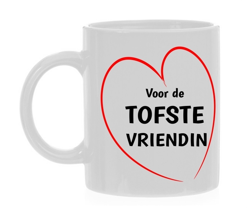 Koffiemok bedanken vriendin lief tof