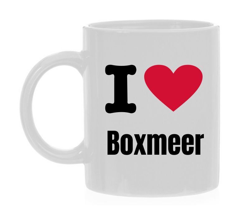 Koffiemok Boxmeer fijn wonen trots op i love Boxmeer