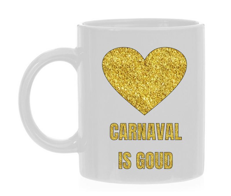 koffiemok carnaval is goud feest