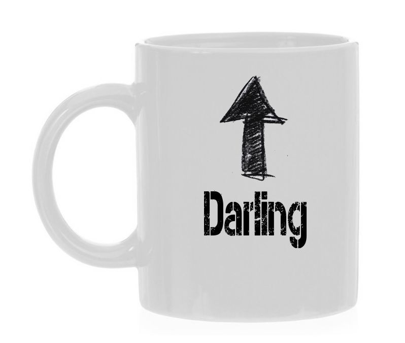 Koffiemok Darling vintage koosnaampje