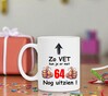 foto 2 Koffiemok feestelijk cadeau 64-jarige vet goed uitzien.