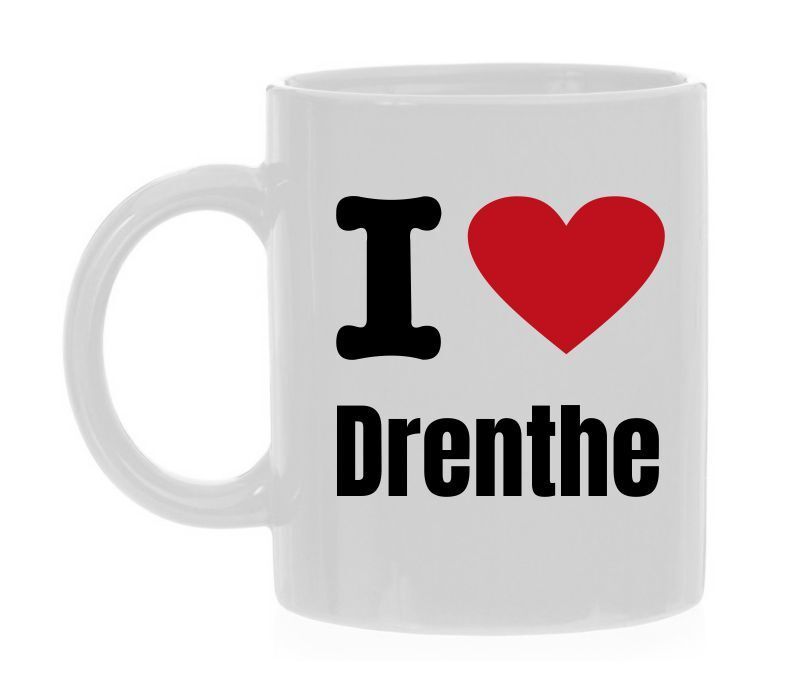 Koffiemok houden van Drenthe Drentenaar Drentse 