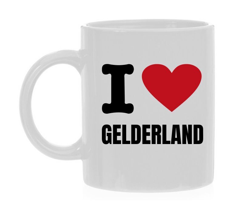 Koffiemok houden van Gelderland Gelders I love