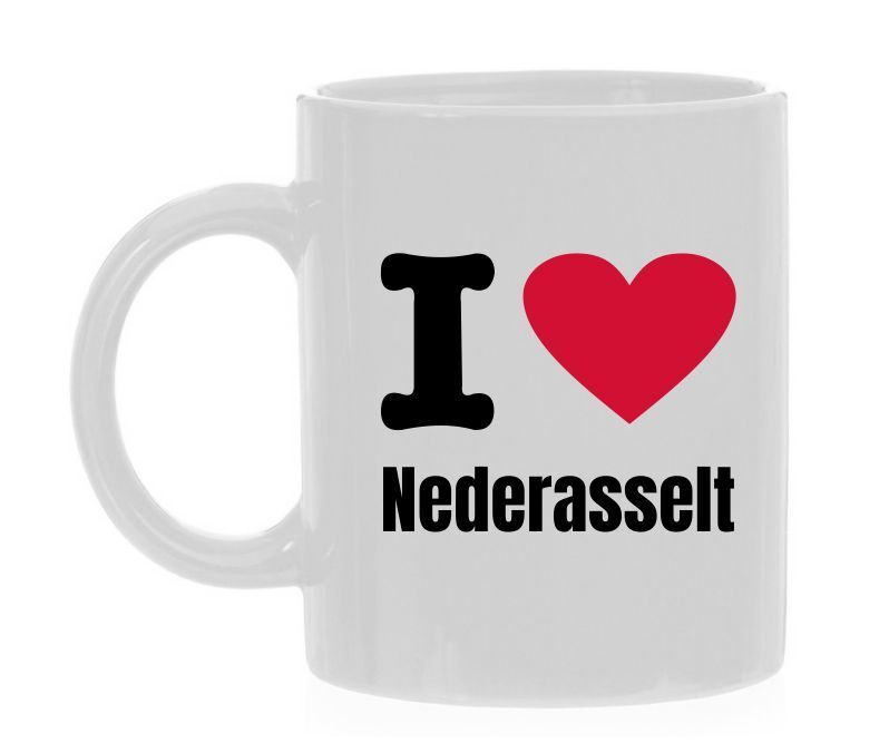 Koffiemok houden van Nederasselt Trots op I love Nederasselt