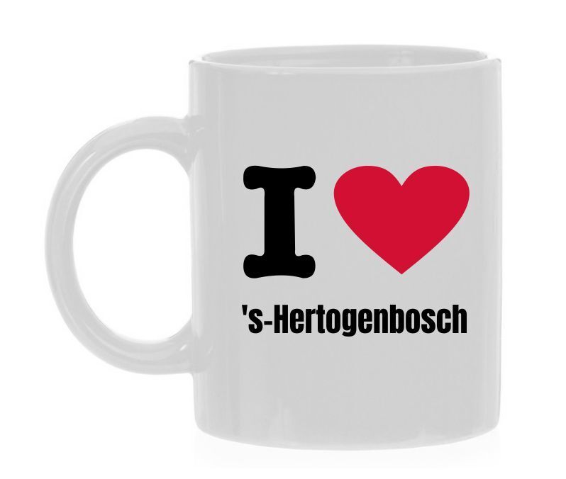 Koffiemok houden van 's-Hertogenbosch Den Bosch  Trots op I love