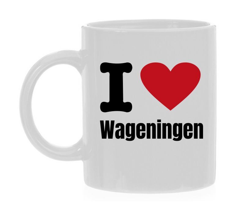 Koffiemok houden van Wageningen i love trots op Wageningen