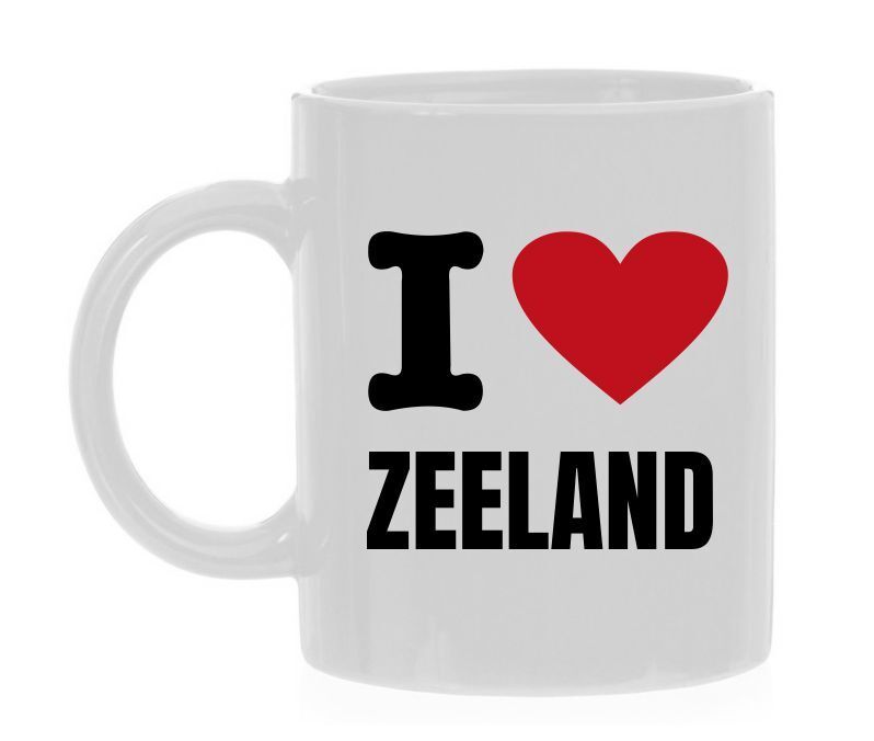 Koffiemok houden van Zeeland Zeeuwse kust