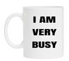 foto 1 Koffiemok i am very busy erg druk bezig