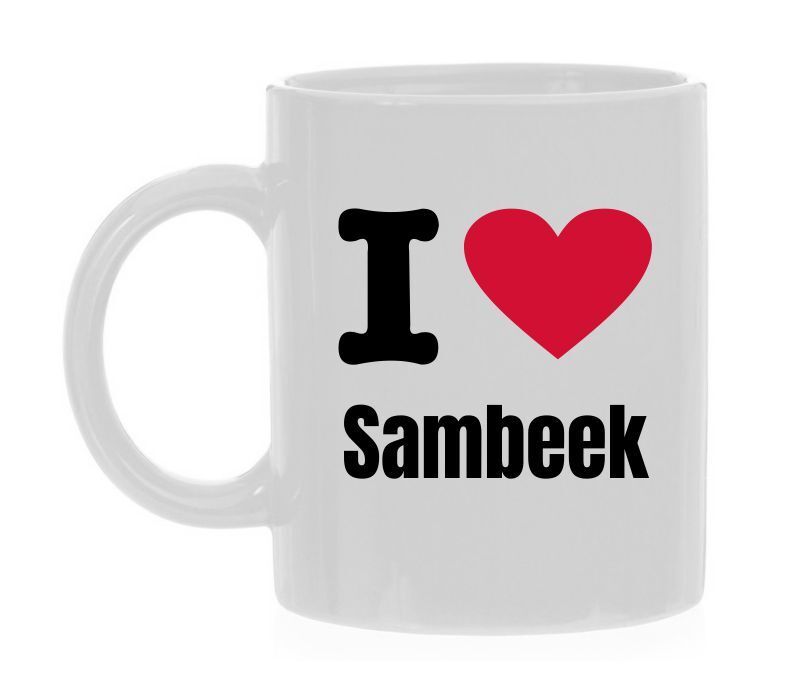 Koffiemok i love  Sambeek dorp leuk wonen trots op