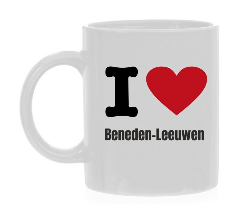 koffiemok i Love Beneden-Leeuwen Trots op houden van koffiemok Beneden-Leeuwen