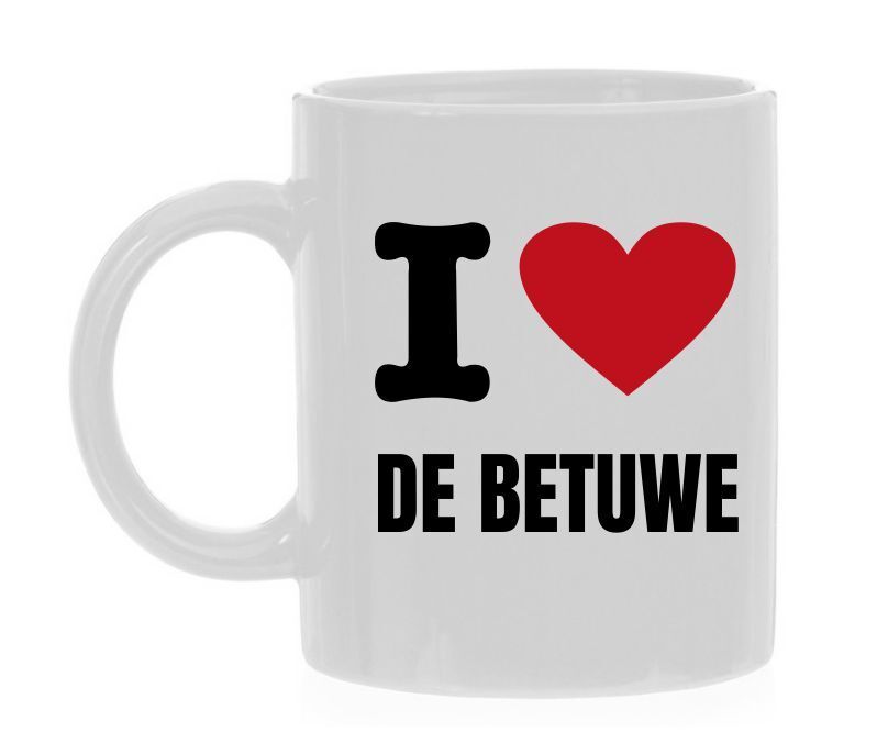 koffiemok i love de Betuwe  Trots op Betuwenaar