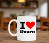 foto 2 koffiemok i love Doorn Trots op houden van Dorp