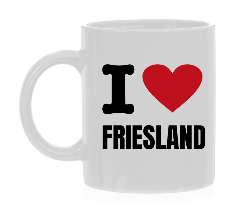 koffiemok i love Friesland houden van Friesland Fries
